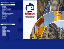 Tablet Screenshot of italequipos.com
